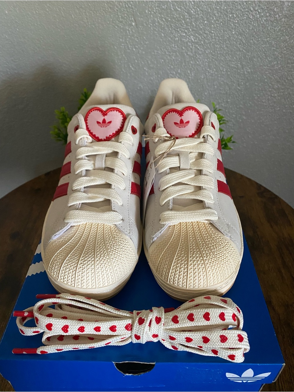 Limited Edition Adidas Superstar Valentine’s Day Heart Sneakers